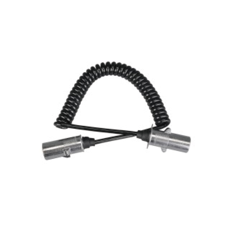 7 Pole PU Spiral Coil, ปลั๊กโลหะ 2 อัน 24v, ชนิด N, ความยาวสายเคเบิล 1 ม., 2 ม., 3 ม. ..... JH016-A