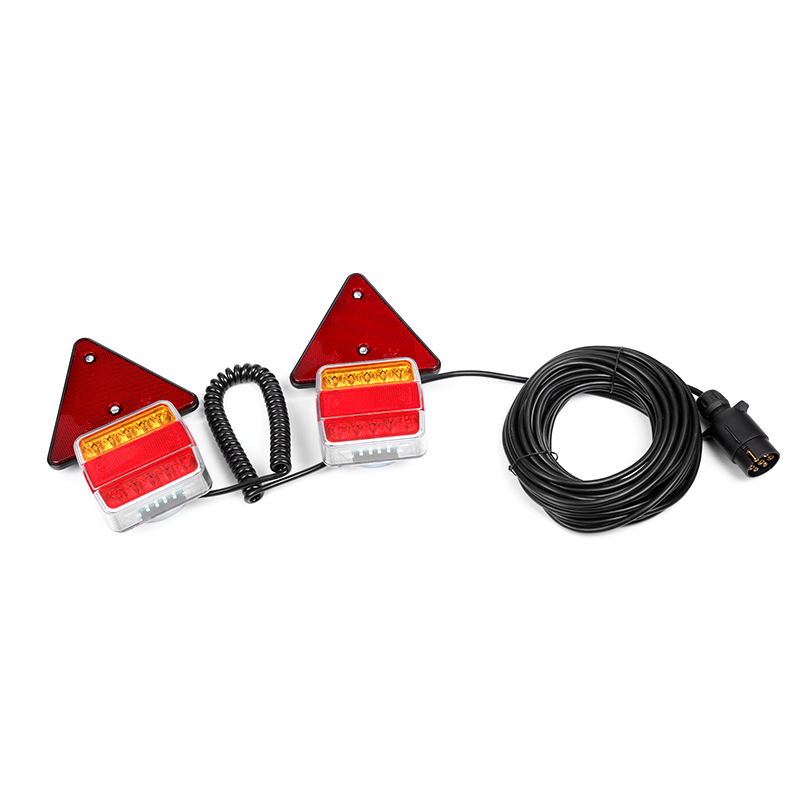 ชุดไฟแม่เหล็ก LED(พร้อมรีเฟลกเตอร์สามเหลี่ยม) JH105-C